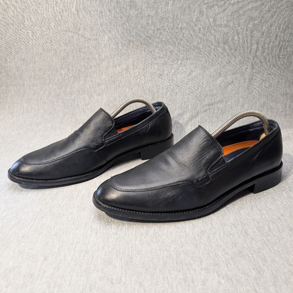 Cole Haan Lenox Hill Dress Shoes Men's 9.5W Black Slip On Loafers